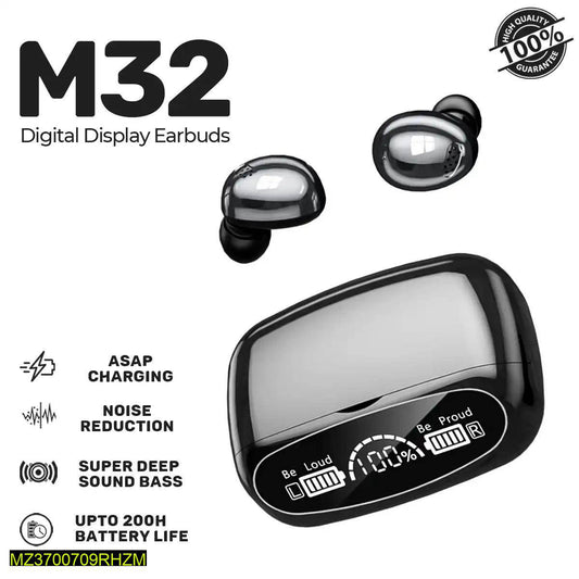 M32 Digital Display Earbuds